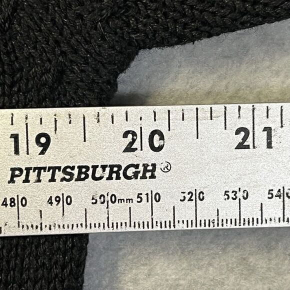 Vintage VICTORIA HARBOUR Safari Cardigan Sweater Animal Print Black Womens Small - Picture 4 of 12